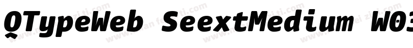 QTypeWeb SeextMedium W03 Rg字体转换